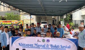Gelar Khitanan Massal & Bakti Sosial, BKPRMI Kota Medan Kolaborasi Dengan RS Sufina Azis, Baitul Mal Muamalat Serta BKM Al Khairiyah