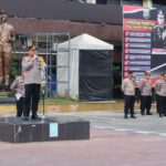 Kombes Pol Anhar Arlia Rangkuti Pimpin Apel Terakhir sebagai Wakapolrestabes Medan