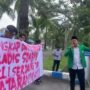 Perihal Dugaan Tipikor 10 Paket Pekerjaan Dinas SDABMBK, GEMPI-SU Gelar Aksi Minta APH Periksa Kadis