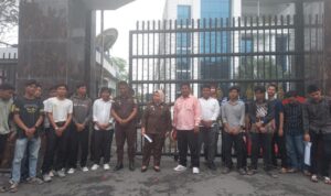 Puluhan Massa Fordisma Sumut Aksi Mengenai BAZNAS Kabupaten Batubara di Kejatisu