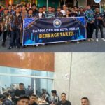 SAPMA DPD IPK kota Medan berbagi takjil dan berbuka puasa bersama ratusan kader